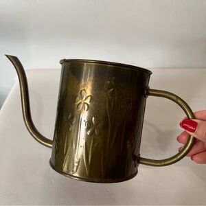 Vintage Brass Watering Can 1986 FTDA Holland MCM